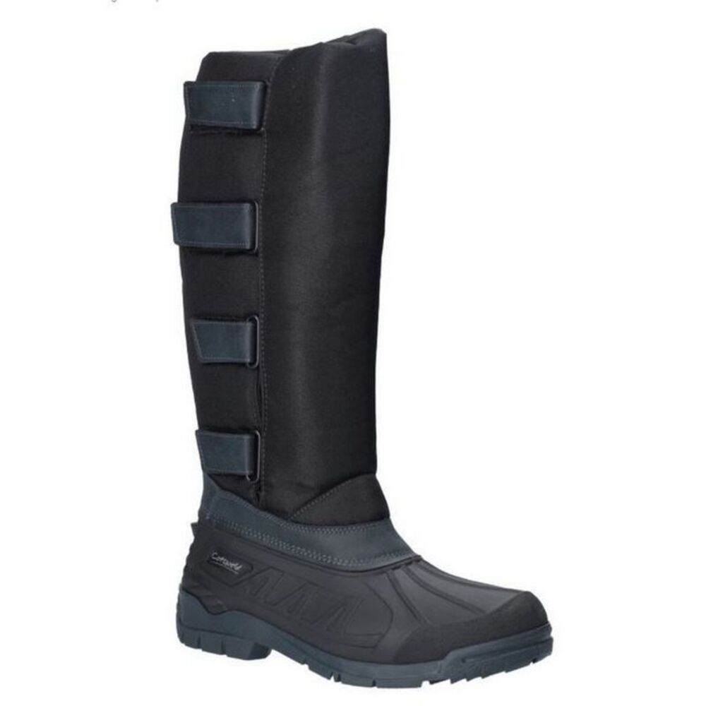 Cotswold Mens Kemble Knee High Wellington Boots / Black